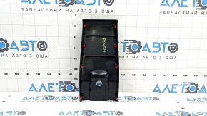 Накладка центральной консоли задняя Toyota Prius 50 Prime 17-22 черная, царапина