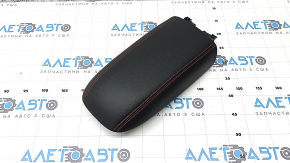 Cotieră consolă centrală Ford Escape MK4 20-24, piele neagră, cusături roșii