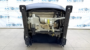 Водительское сидение Toyota Prius 50 Prime 17-19 с airbag, электро, подогрев, кожа черная, трещина на коже