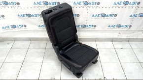 Banchetă spate dreapta Ford Escape MK4 23-24 fără airbag, combinație piele + stofă, neagră cu cusături roșii, glisiere ruginite, curățare chimică, zgârieturi