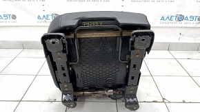 Заднее сидение правое Ford Escape MK4 23-26 без airbag, комбинированное кожа+ткань, черное с красной строчкой, ржавые салазки, примято