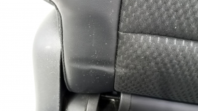 Заднее сидение правое Ford Escape MK4 23-26 без airbag, комбинированное кожа+ткань, черное с красной строчкой, ржавые салазки, примято