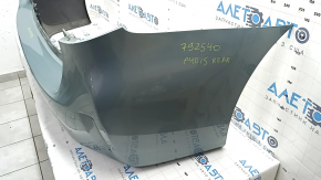Бампер задний голый Toyota Prius V 12-17 без губы, зеленый, царапины