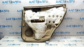 Placă uși spate stânga Nissan Pathfinder 13-16 bej cu inserție bej, lavetă cotiera, pentru curățare chimică 