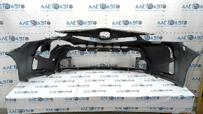 Бампер передний голый Toyota Prius V 15-17 рест, зеленый, сломан, прижат