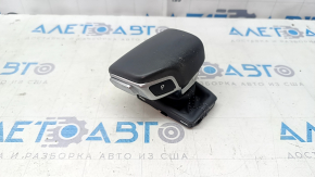Ручка КПП Audi Q5 80A 18-19 кожа, серая, царапины