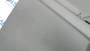 Placă ornament ușă spate stânga Toyota Prius V 15-17 gri, cotiera velur gri, cu mâner, zgârieturi, necesită curățare, crăpătură la fixare