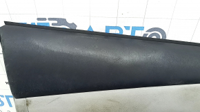 Обшивка двери карточка передняя левая Toyota Prius V 12-17 серая, подлокотник велюр серый, с ручкой, царапины, под химчистку