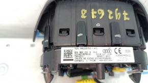 Подушка безопасности airbag в руль водительская Audi Q5 80A 18-21 серая, тип 1, царапины