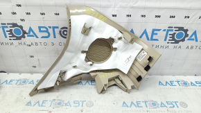 Накладка задней стойки за форточкой правая Audi Q5 80A 18-24 бежевая, под динамик, царапина