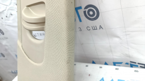 Накладка центральной стойки верхняя ремень правая Audi Q5 80A 18-24 бежевая, под химчистку