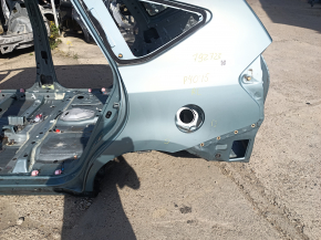 Четверть крыло задняя левая Toyota Prius V 12-17 на кузове, зеленая, тычки