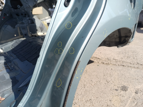 Четверть крыло задняя левая Toyota Prius V 12-17 на кузове, зеленая, тычки