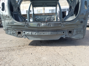 Задняя панель Toyota Prius V 12-17 на кузове, зеленая