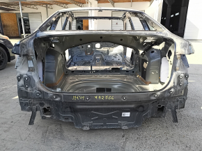 Задняя панель VW Jetta 19-26 2 части, на кузове, графит