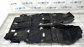 Покрытие пола Toyota Prius V 12-17 черное, под чистку