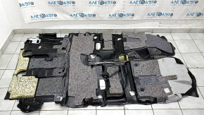 Покрытие пола Toyota Prius V 12-17 черное, под чистку