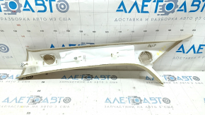 Накладка передней стойки правая Audi Q5 80A 18-24 бежевая, под динамики, под чистку