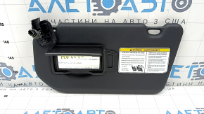 Козырек левый Mitsubishi Outlander 22-26 черный, без крючка, под подсветку