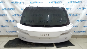 Дверь багажника голая со стеклом Audi Q5 80A 18-20 белый LY9C, тонировка