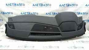 Торпедо передняя панель с AIRBAG Audi Q5 80A 18-19 серая, накладки Bang & Olufsen