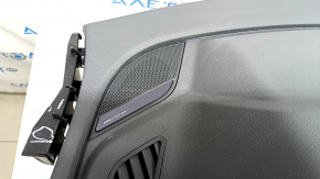 Торпедо передняя панель с AIRBAG Audi Q5 80A 18-19 серая, накладки Bang & Olufsen