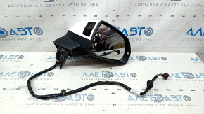 Oglindă laterală dreapta completă Audi Q5 80A 18-24 15 pini, reglare automată a intensității luminii, semnalizare, BSM, încălzită, albă