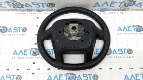 Руль голый Toyota Prius V 12-17 резина черный, потерт, под чистку, прокручивается