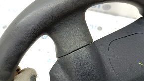 Руль голый Toyota Prius V 12-17 резина черный, потерт, под чистку, прокручивается