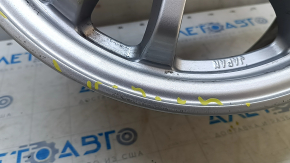 Диск колесный R15x6.5J Toyota Prius 50 Prime 17-22 оттенок серебро, легкая бордюрка