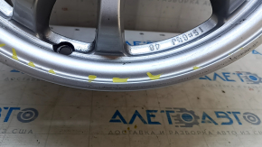 Диск колесный R15x6.5J Toyota Prius 50 Prime 17-22 оттенок серебро, легкая бордюрка