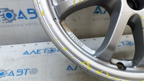 Диск колесный R15x6.5J Toyota Prius 50 Prime 17-22 оттенок серебро, легкая бордюрка