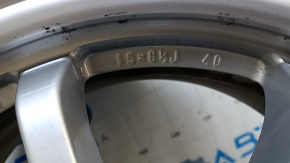 Диск колесный R15x6.5J Toyota Prius 50 Prime 17-22 оттенок серебро, легкая бордюрка