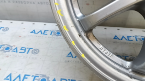 Диск колесный R15x6.5J Toyota Prius 50 Prime 17-22 оттенок серебро, легкая бордюрка