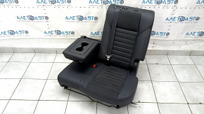 Scaune spate, rândul 2, stânga, Mitsubishi Outlander 22-25 cu airbag, tapițerie piele neagră combinată