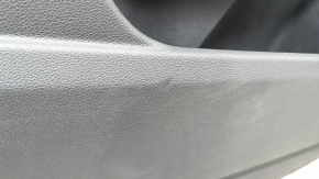 Ornamente ușă față stânga Audi Q5 80A 18-20 gri închis, mulură sub braț, inserție piele bej, cotiera piele bej, Bang & Olufsen, îndoită
