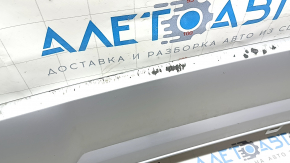 Накладка губы переднего бампера Audi Q5 80A 18-20 серая, царапины