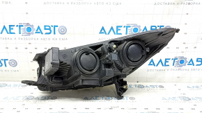 Фара передняя правая голая Ford Escape MK3 17-19 рест галоген+led светлая, без крепления, под полировку
