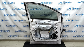 Дверь в сборе передняя левая Ford Escape MK3 13-19 белый UG, с кодом, тычка, примята