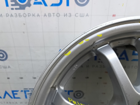 Диск колесный R15x6.5J Toyota Prius 50 Prime 17-22 оттенок серебро, легкая бордюрка