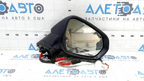 Oglindă laterală dreapta completă Lexus RX350 RX450h 21-22 15+6 pini, semnalizare, încălzire, antiorbire automată, BSM, cameră, albastru