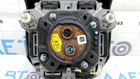 Подушка безопасности airbag в руль водительская Lexus RX350 RX450h 16-22 черная, ржавый пиропатрон