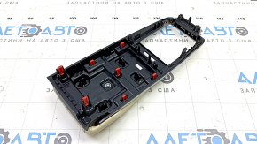 Подлокотник накладки центральной консоли Lexus RX350 RX450h 20-22 кожа бежевая, под химчистку