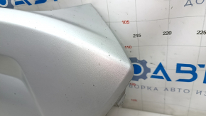 Накладка губы переднего бампера Ford Escape MK3 17-19 рест, серебро, царапины, песок