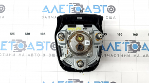Подушка безопасности airbag в руль водительская Mitsubishi Outlander 22-26 черная, царапины, ржавый пиропатрон
