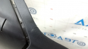 Губа переднего бампера Ford Escape MK3 17-19 рест, структура, песок, трещина, потерт