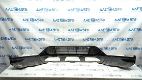 Губа переднего бампера Ford Escape MK3 17-19 рест, структура, песок, трещина, потерт