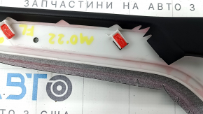 Накладка центральной консоли боковая верхняя левая Mitsubishi Outlander 22-26 кожа черная, расклеилась