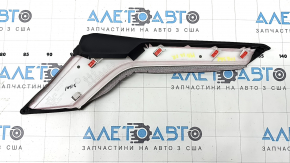 Накладка центральной консоли боковая верхняя правая Mitsubishi Outlander 22-26 кожа черная, расклеилась