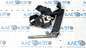 Centură de siguranță pasager cu tensionator Mitsubishi Outlander 22-25 neagră, contact cu apa, curățare chimică